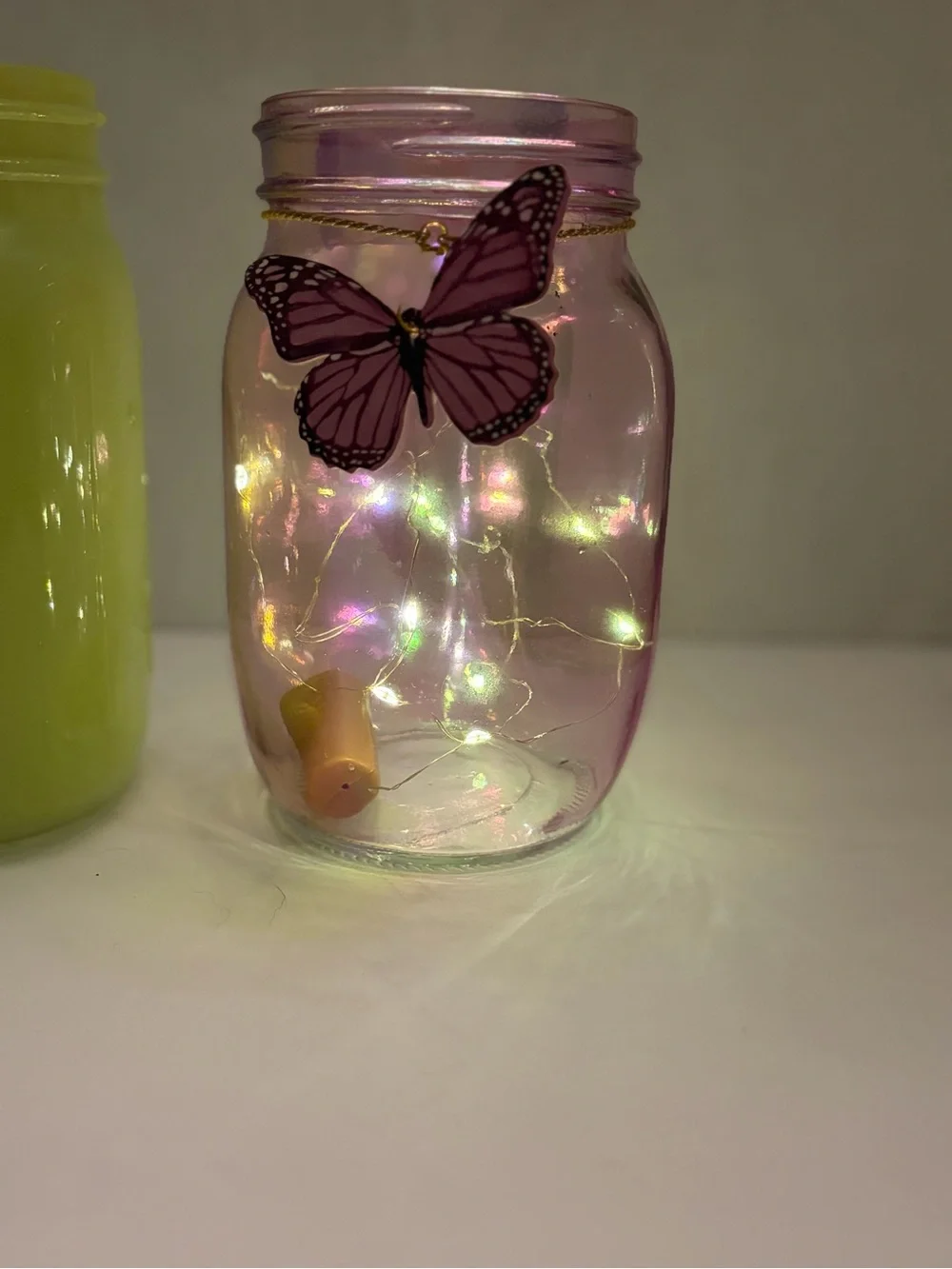 Charming Pastel Mason Jar Trio - Spring & Boho Home Decor Set